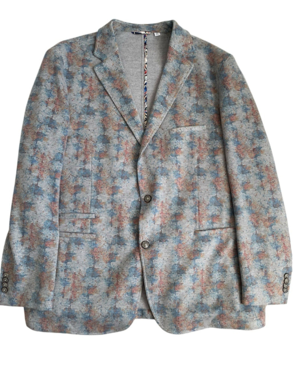 Robert Graham Sport Coat Blazer Men's 46R Tailored Unstructured AOP